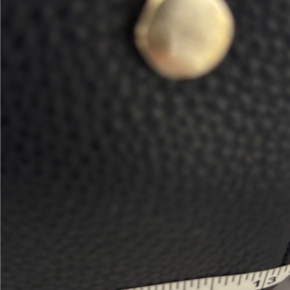 Rebecca Minkoff Geneva Grained Cowhide Dark Blue Leather Women's Bag - Picture 5 of 16